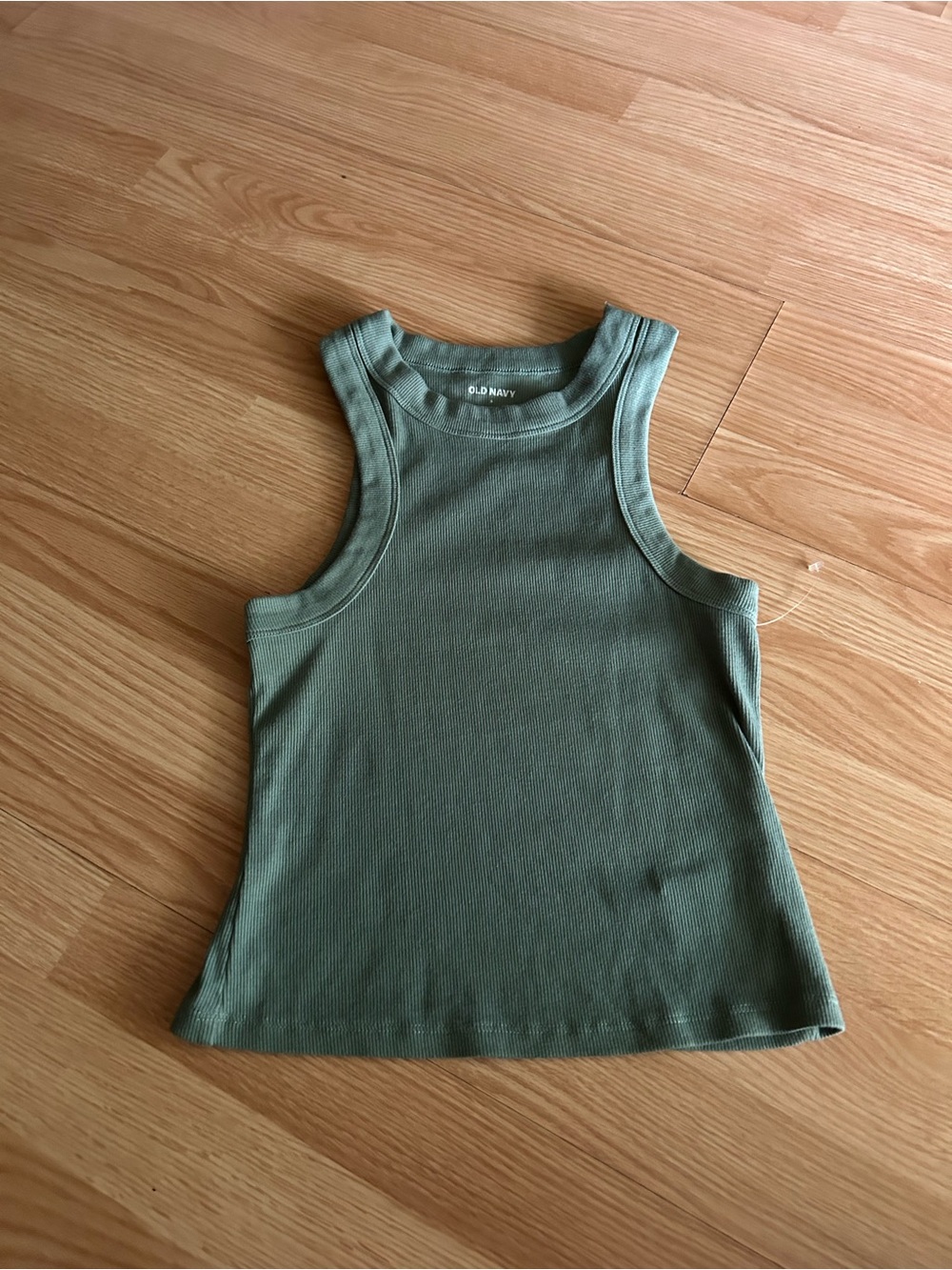 Old Navy Dried Herb Ribbed High Neck Tank Top Small